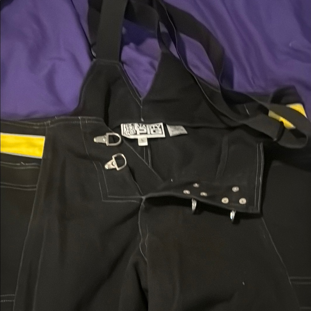 Nasty pig vintage firefighter overalls   Large